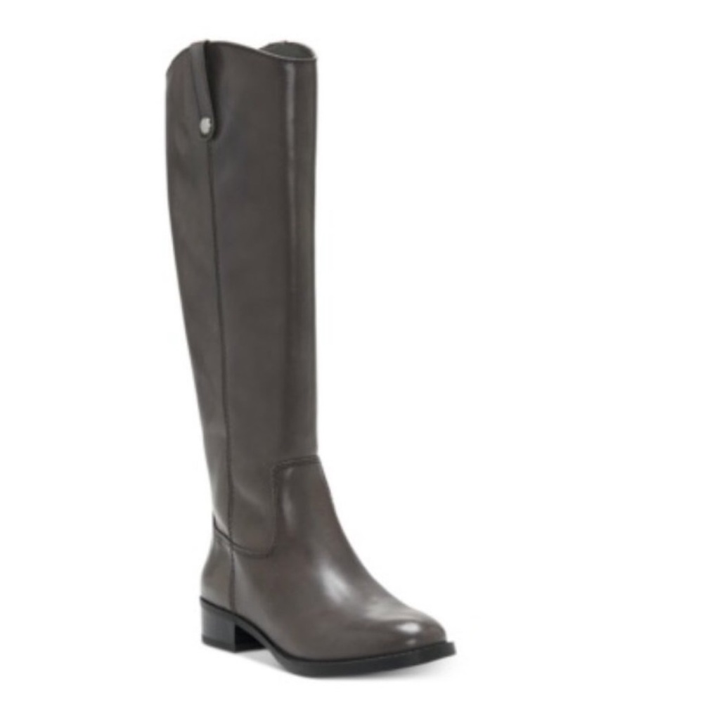 Inc International Concepts. Womens Fawne Leather Gray Boots Size 6.5